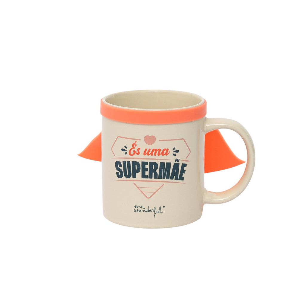 Caneca Com Capa - És Uma Supermãe
