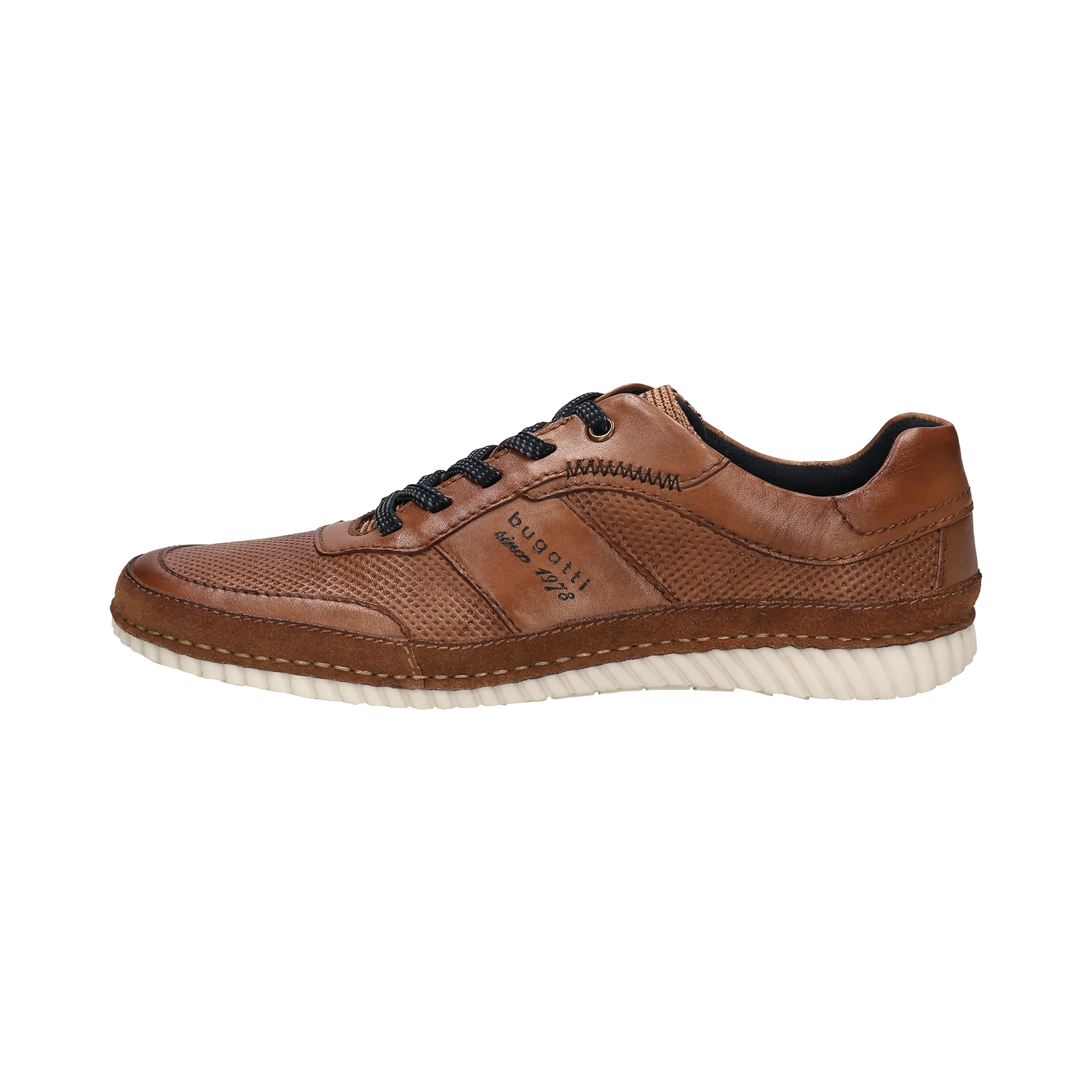 Leder Schnürer cognac