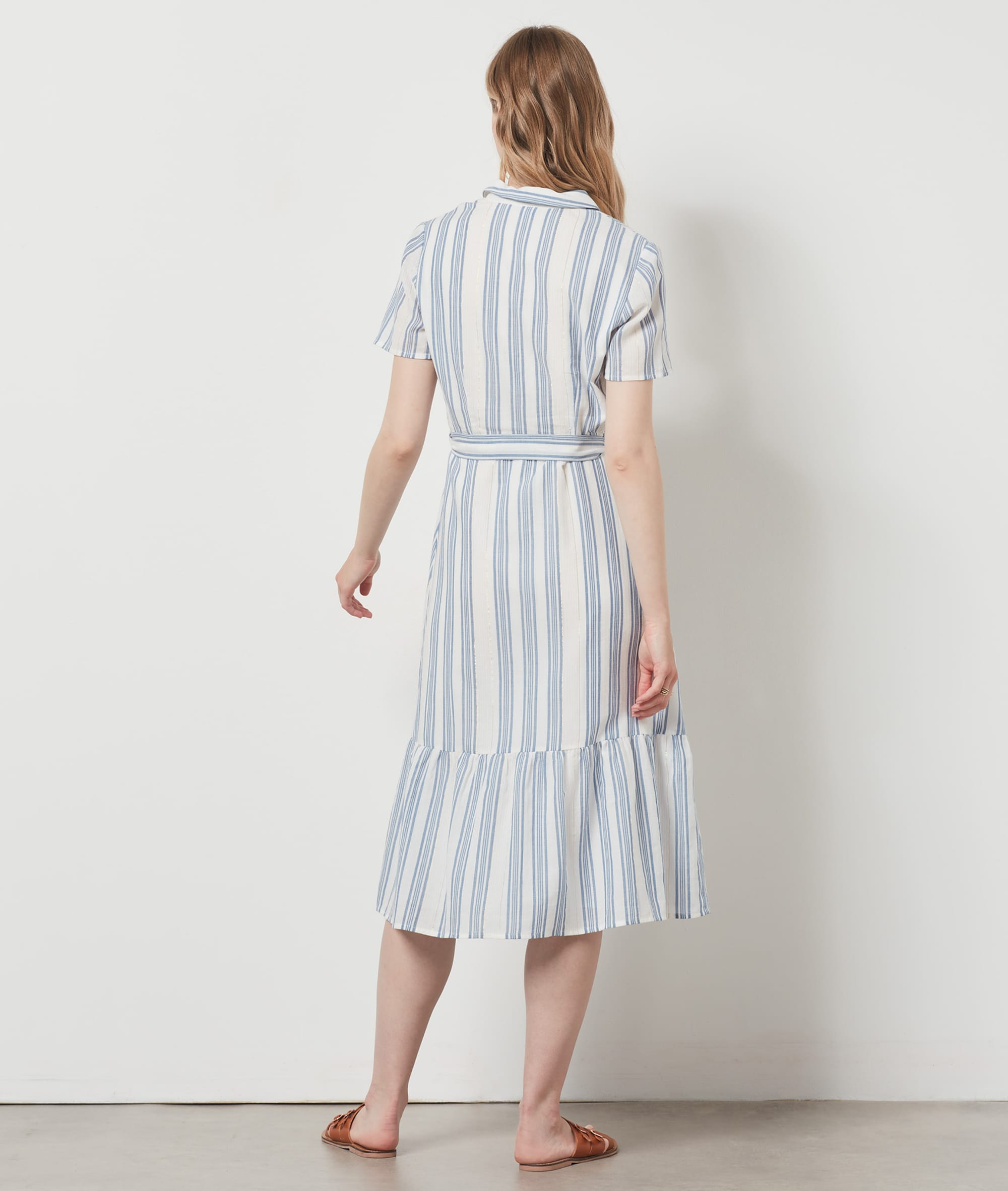 Robe longue en coton