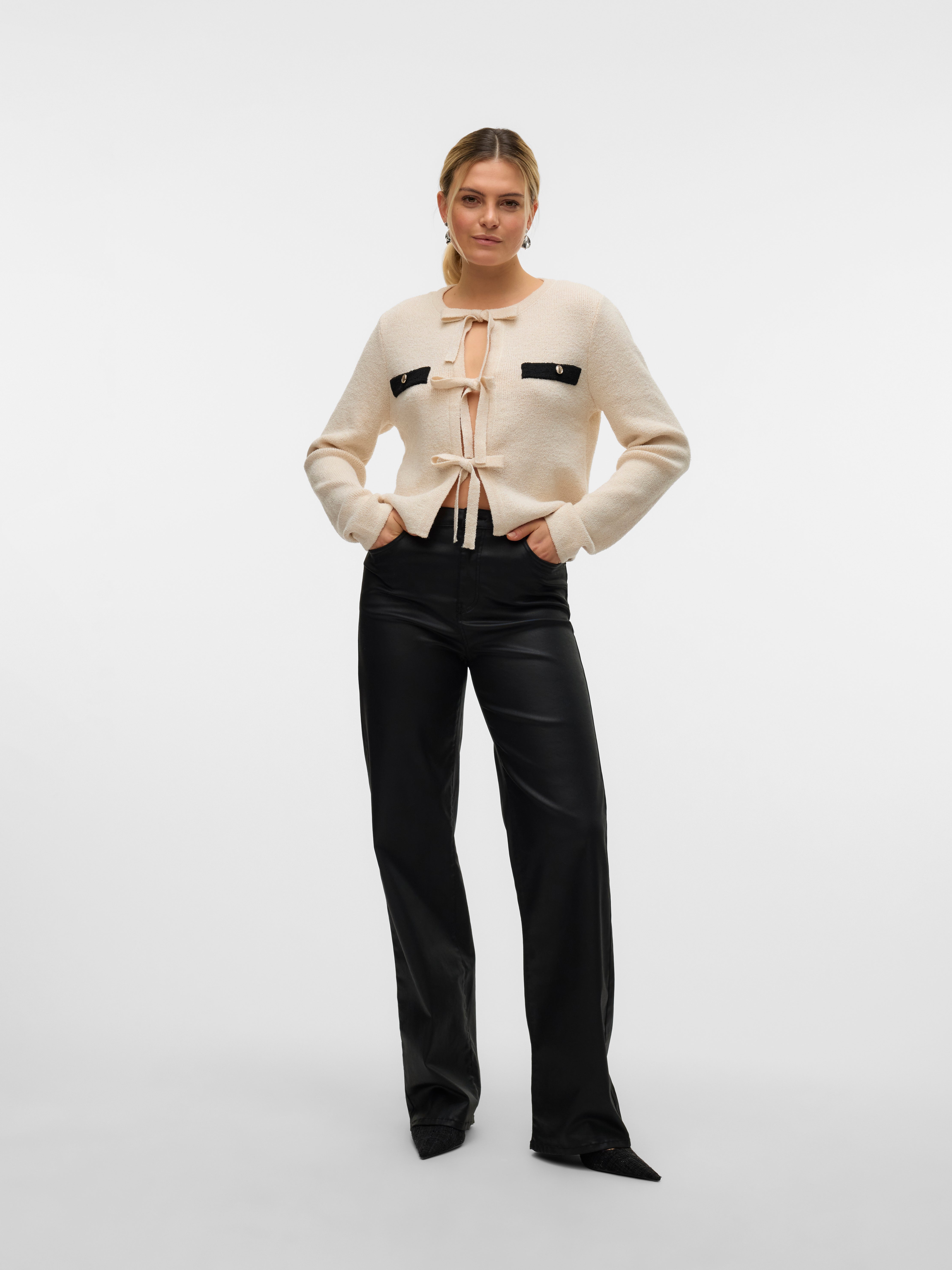 VMTESSA High rise Coated Broek