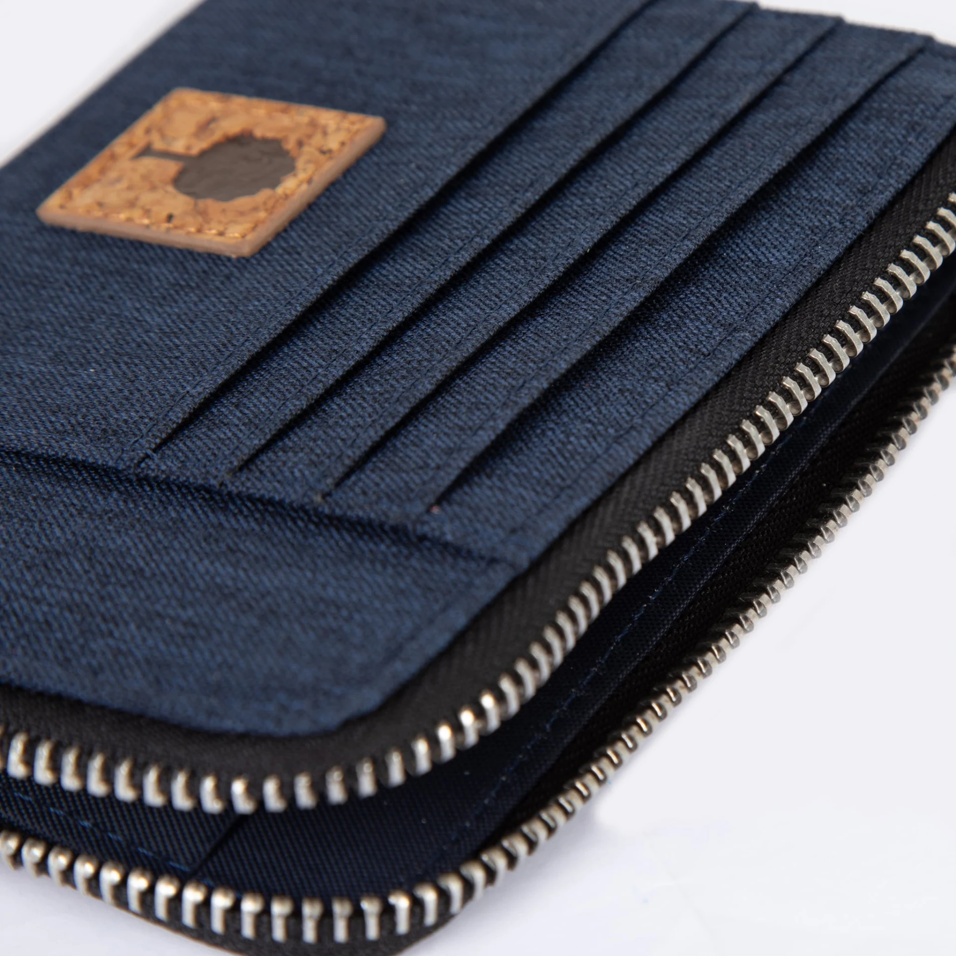 Portefeuille marine végan en polyester recyclé - modèle Purse