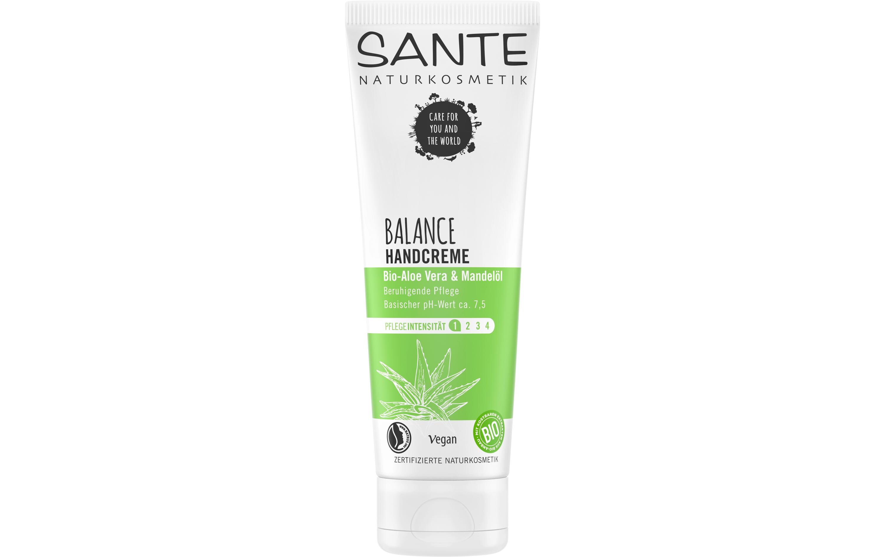 Handcrème Balance Bio-Aloe und Mandelöl 75 mlNatürliche Handcrème mit ausgewogener Säure-Basen-Balance
