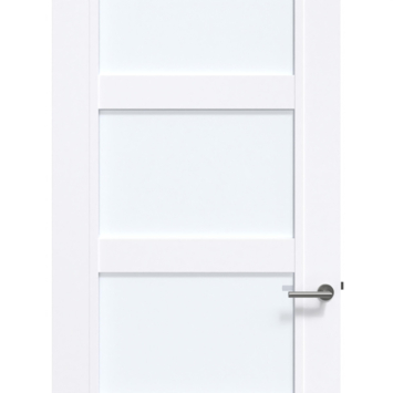 Arne & Bodil binnendeur ABB102 satijnglas - extra wit afgelakt - glaslat extra wit