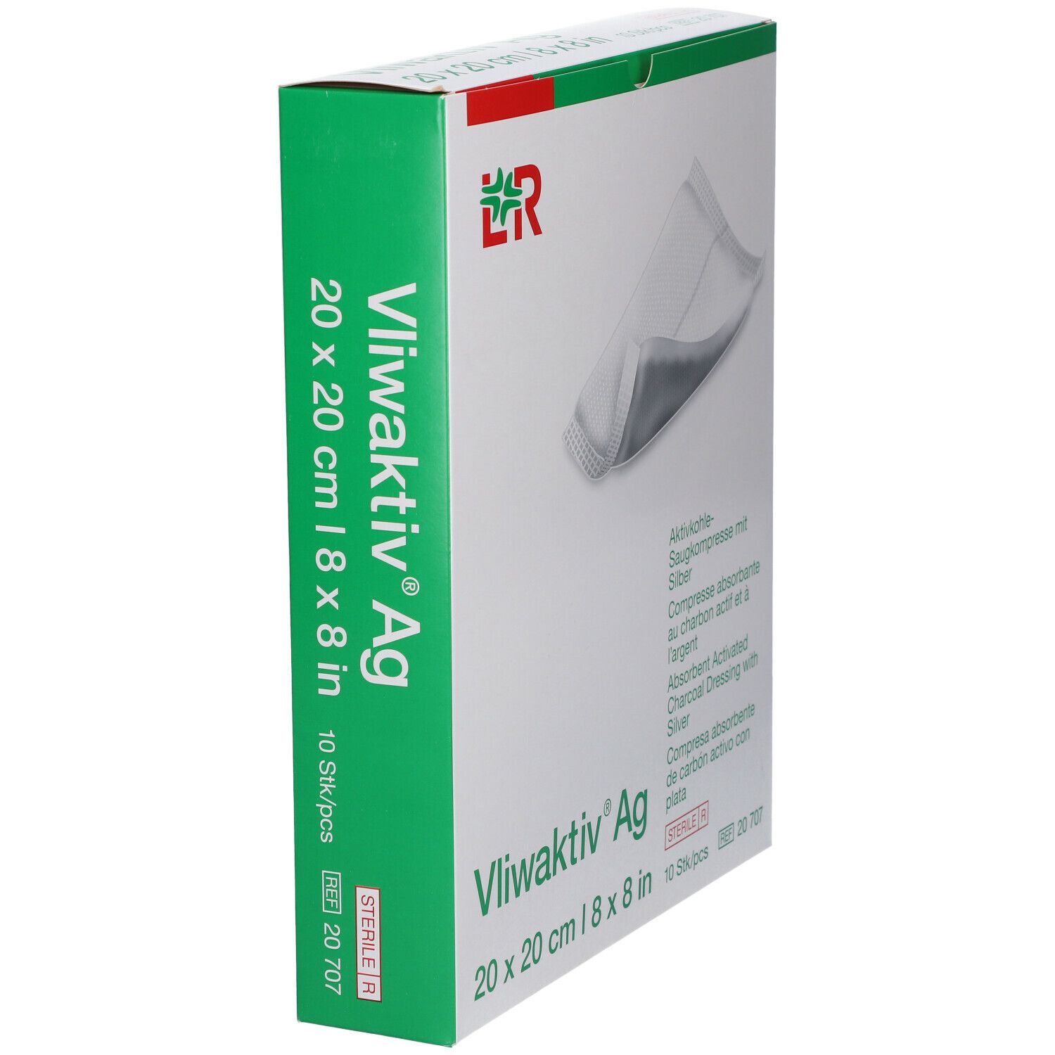 Vliwaktiv® AG Saugkompresse 20 cm x 20 cm