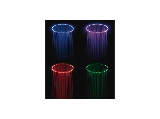 Païni : Ensemble thermostatique à encastrer Rain Light Techno Cromo