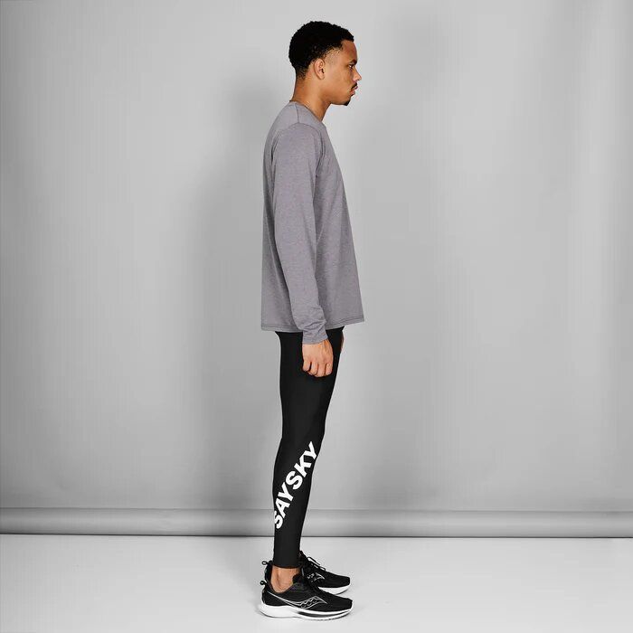 saysky clean motion ls herre 634 nmrls51 grey melange
