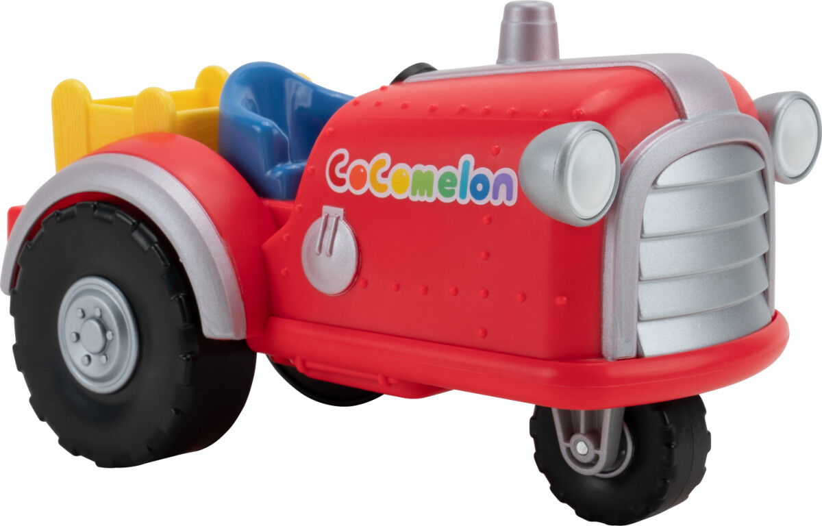 Cocomelon - Traktor Med Musik - Inkl. Jj Figur - Rød