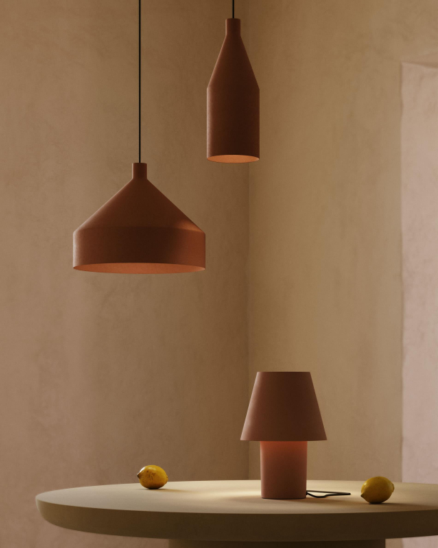 Kave Home Peralta hanglamp Ø30 terracotta