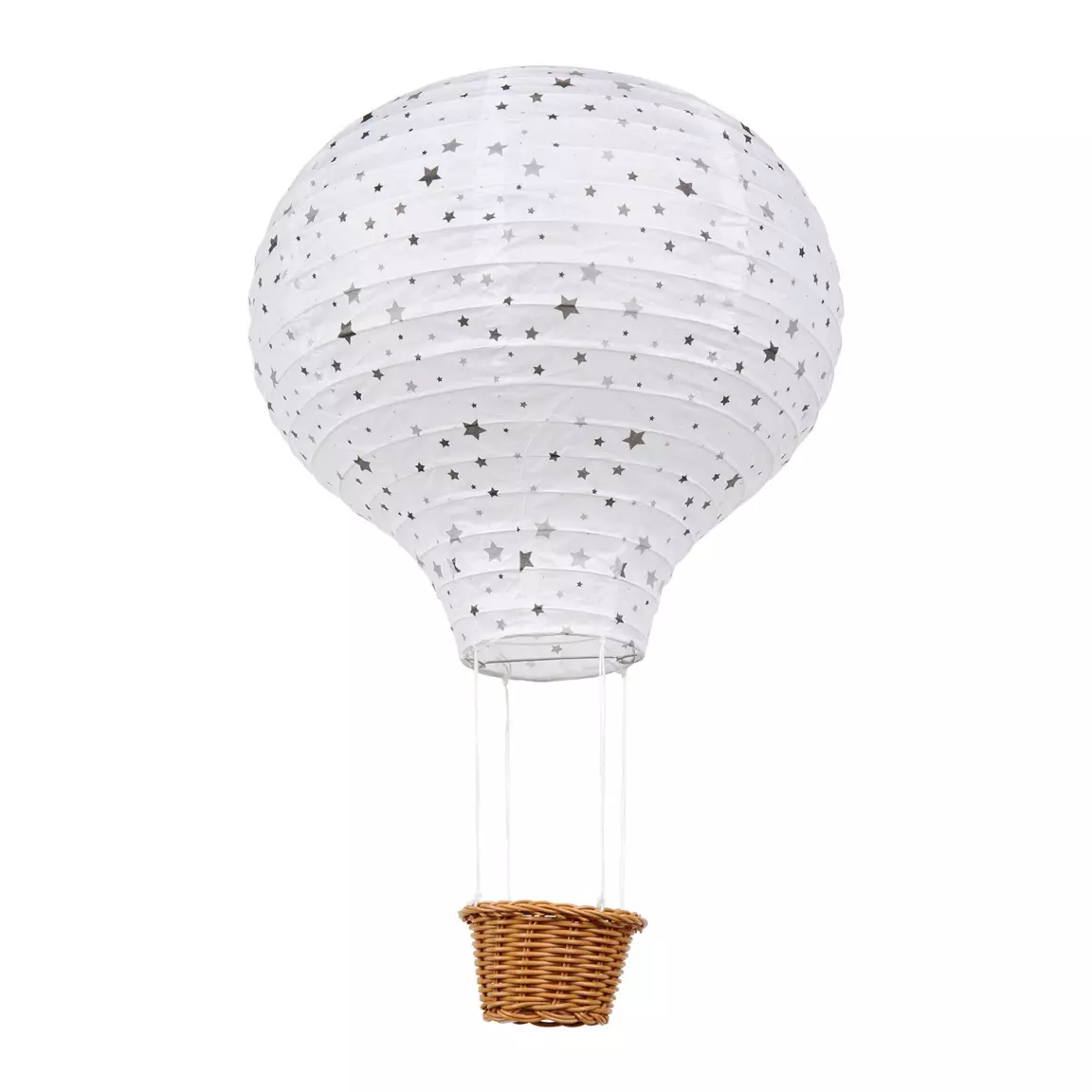 Suspension Montgolfière papier (D30 cm) Stars Multicolore