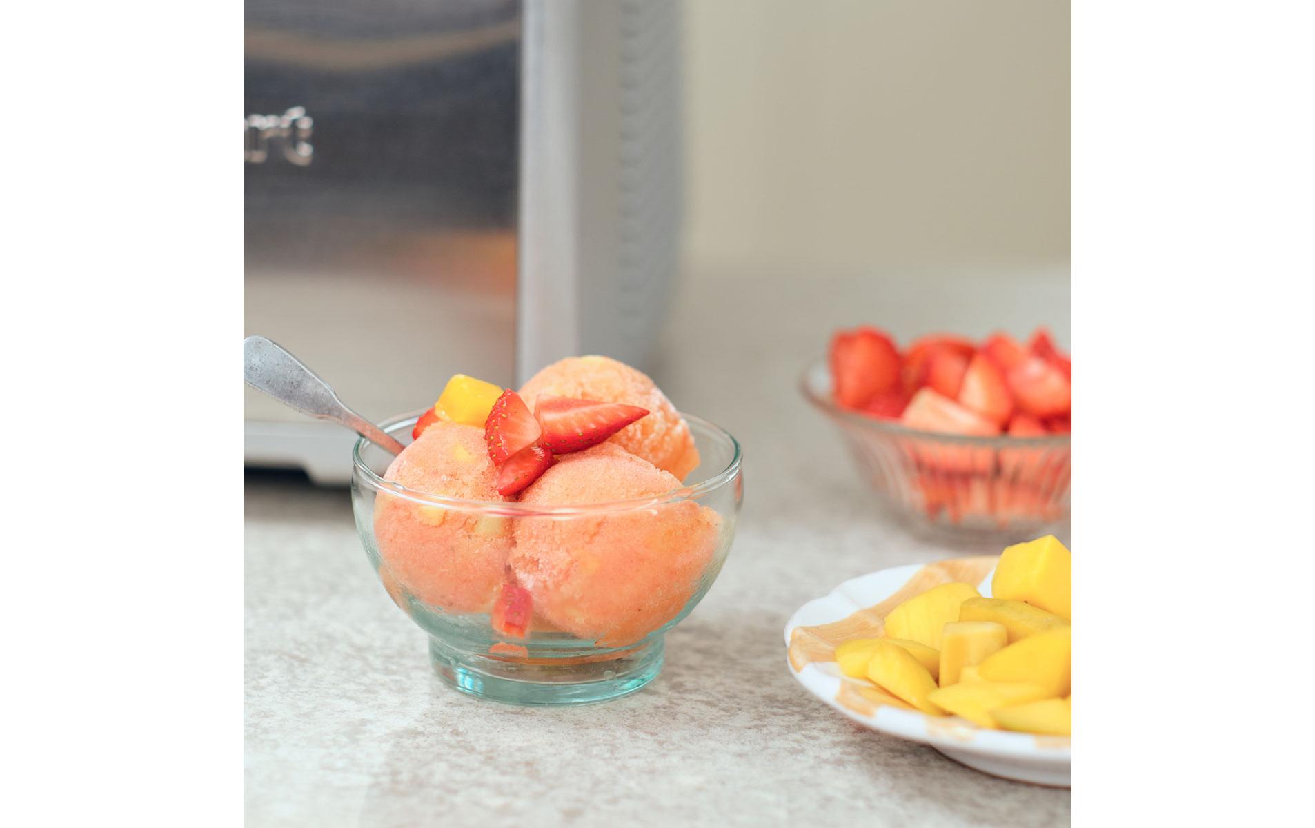 Glacemaschine Ice Cream & Gelato Professional 1.5 l, Silber<br>Eismaschine