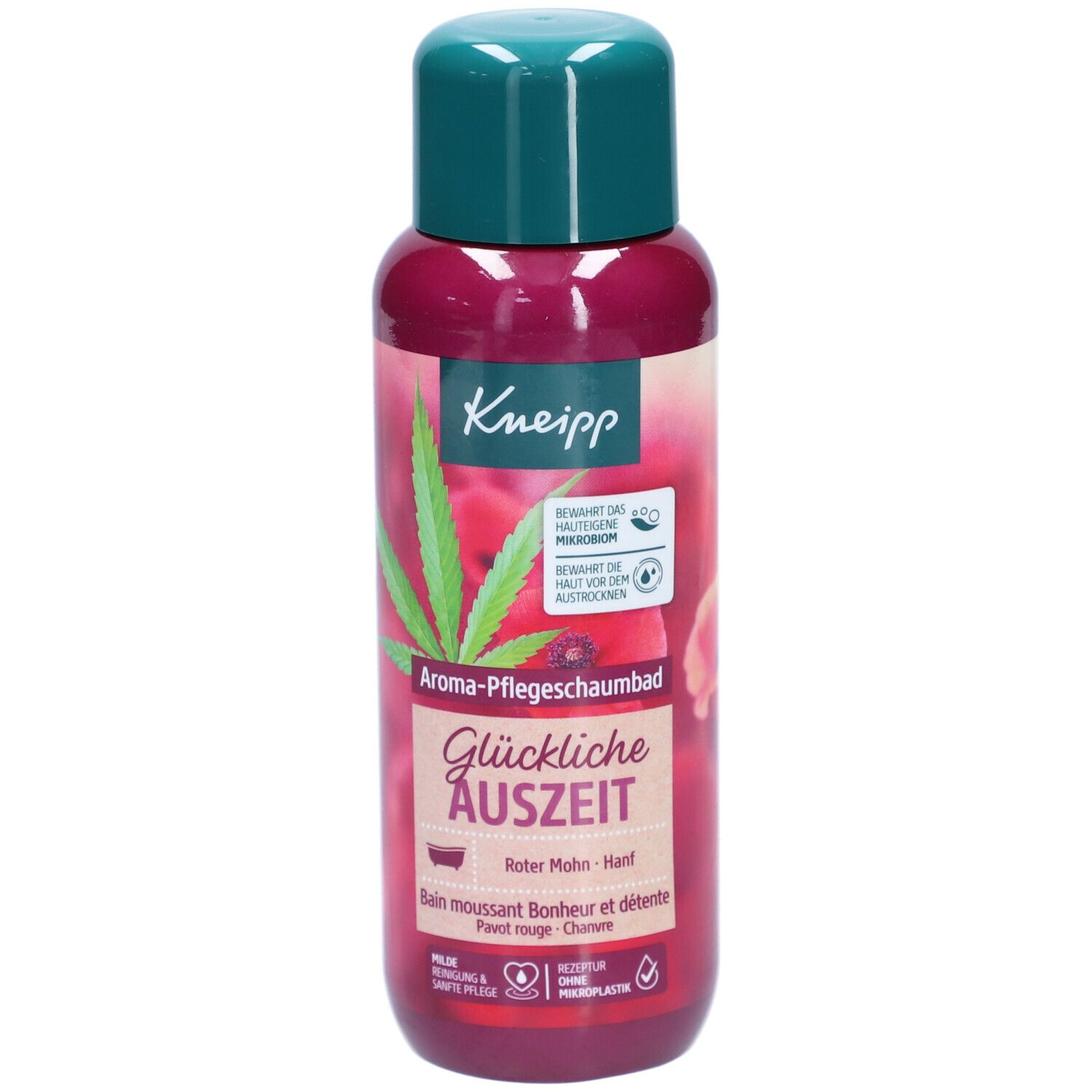 Kneipp® Aroma-Pflegeschaumbad Glückliche Auszeit Roter Mohn Hanf