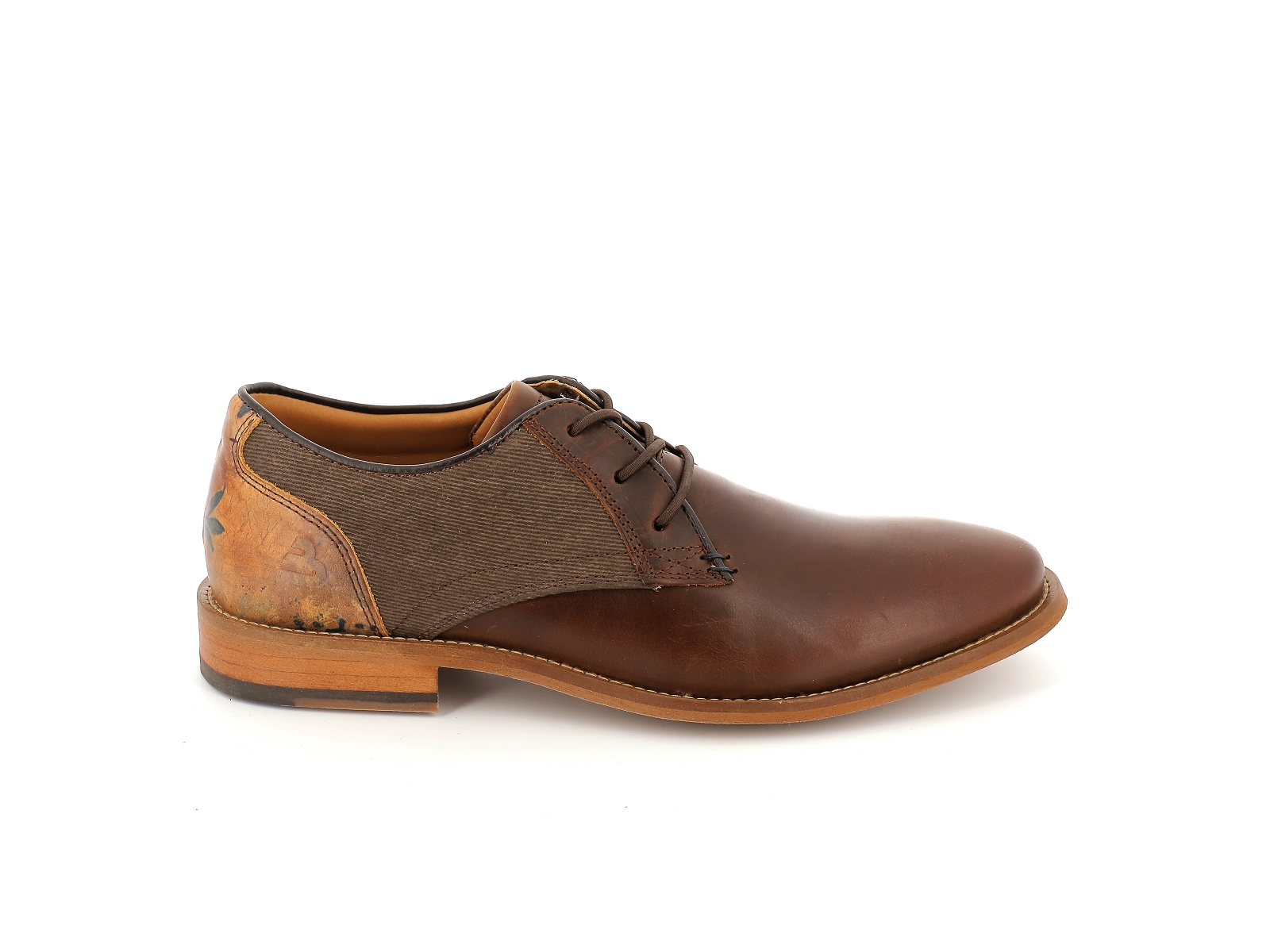 Bull boxer-674K20943A Cuir Marron Foncé