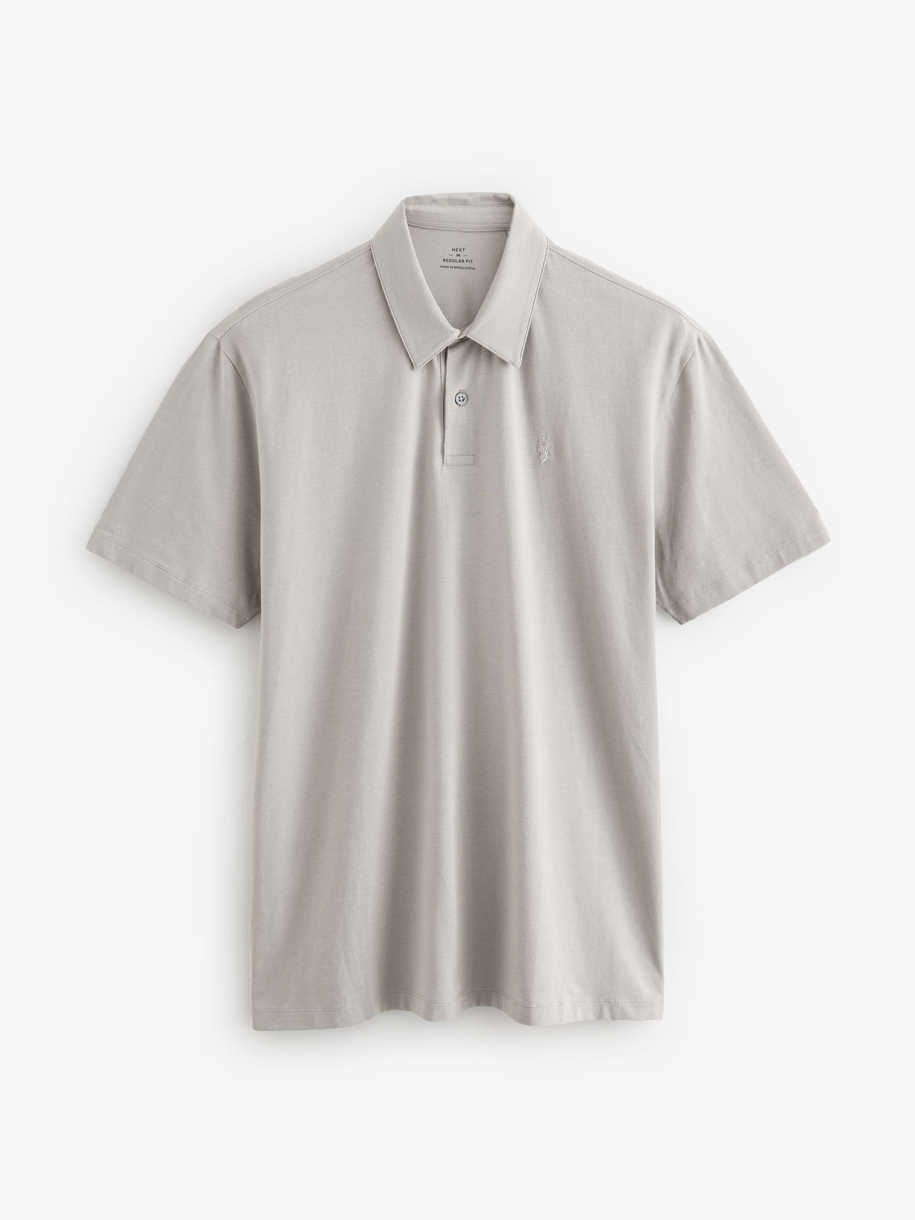 Naturel/eenkleurig - Normale Pasvorm - Set van 5 jersey poloshirts met korte mouwen