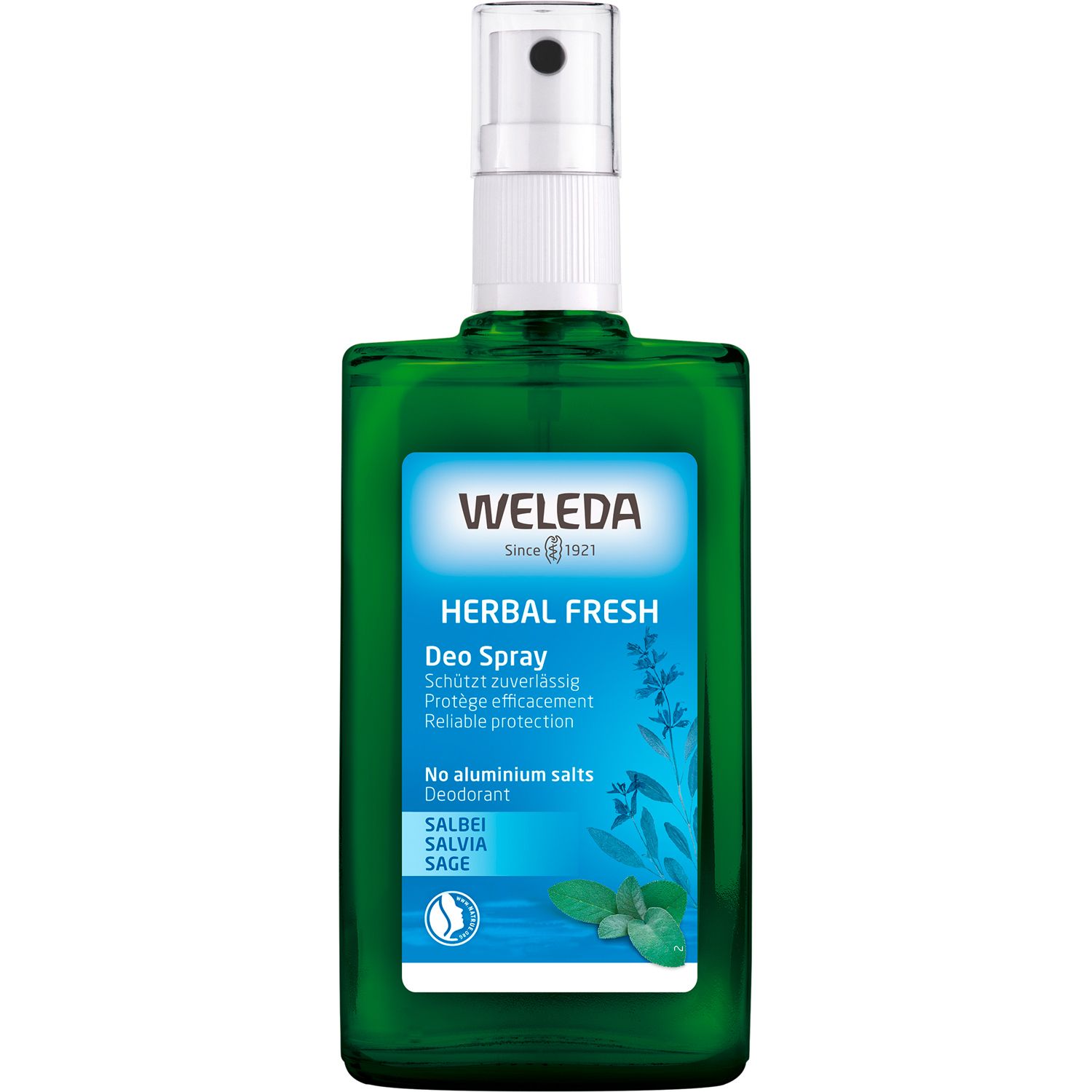 Weleda Deo Spray Nachfüllflasche Salbei - zuverlässige & natürliche Wirkung ohne Aluminiumsalze