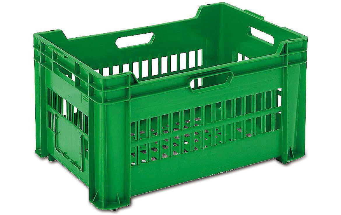 Gemüsekiste 600 x 400 x 325 mm GrünObstharasse