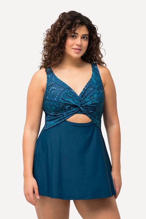 Badekleid, Mosaikmuster, Softcups