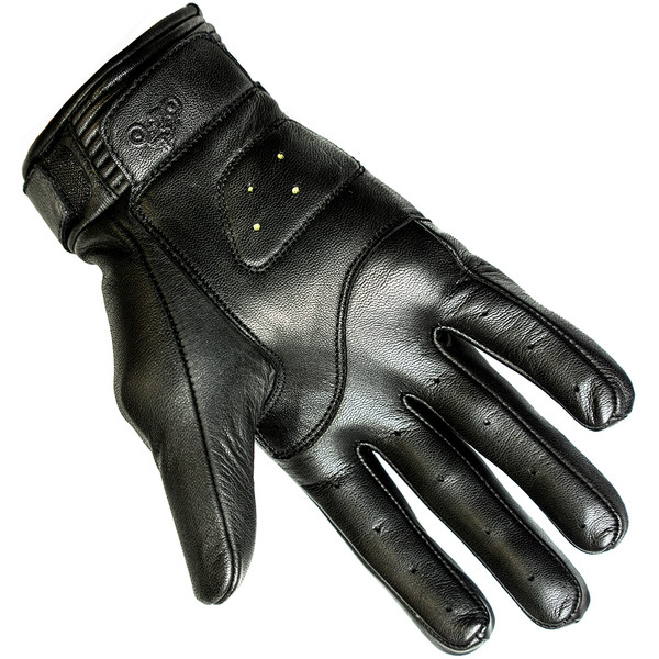 Helstons - Gants Side Cuir Soft Noir
