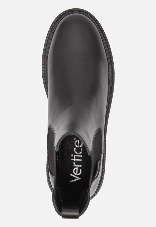 Vertice Chelsea boots zwart Leer