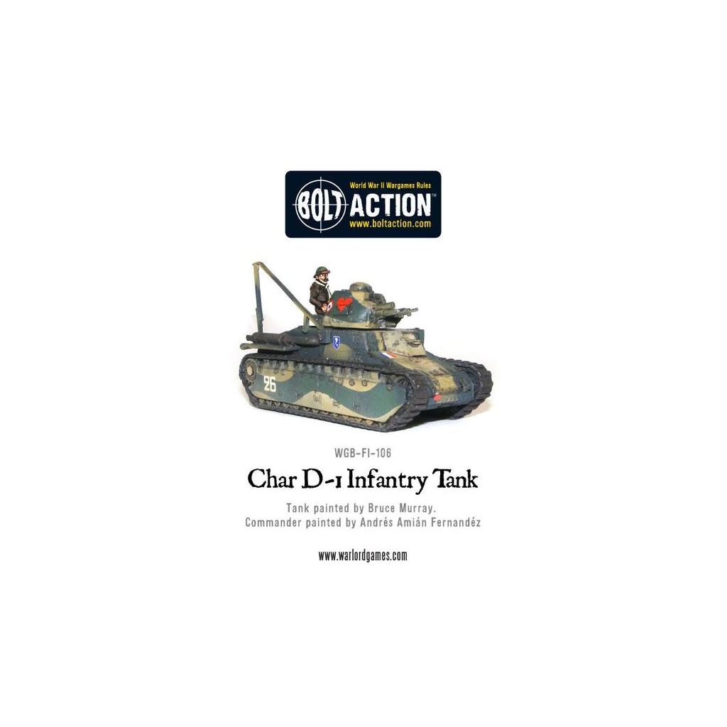 Bolt Action - French - D-1 Infantry Tank