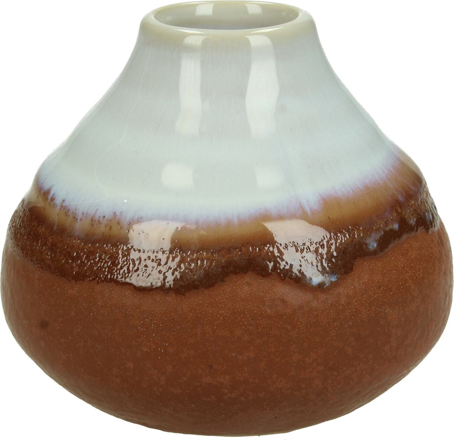 HD Collection vaas Febe terracotta D 9 H 8 cm