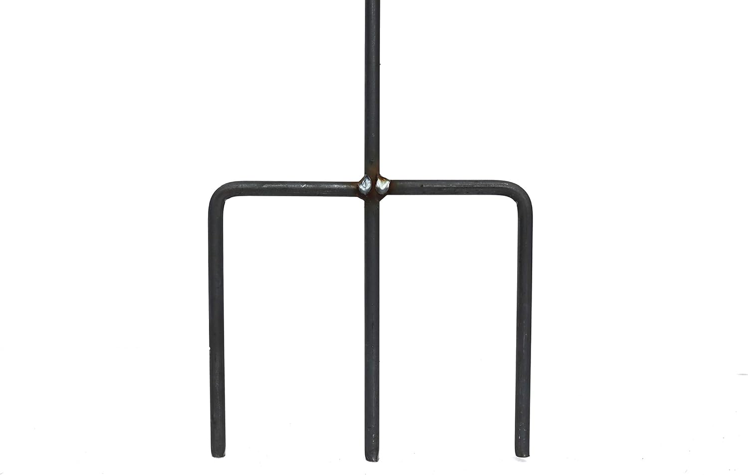Rankgitter aus Holz/Metall stabil und freistehende Dekoration für den Garten in Naturrost als Rankhilfen für Kletterpflanzen Rosen Himbeeren Höhe 170 cm