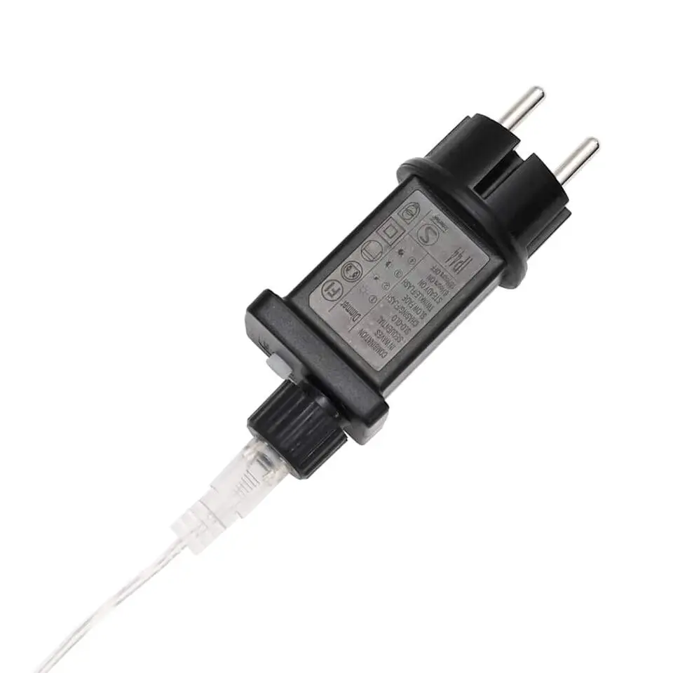 vidaXL - Touwenlicht met 2400 LED 100 m - Warmwit - PVC