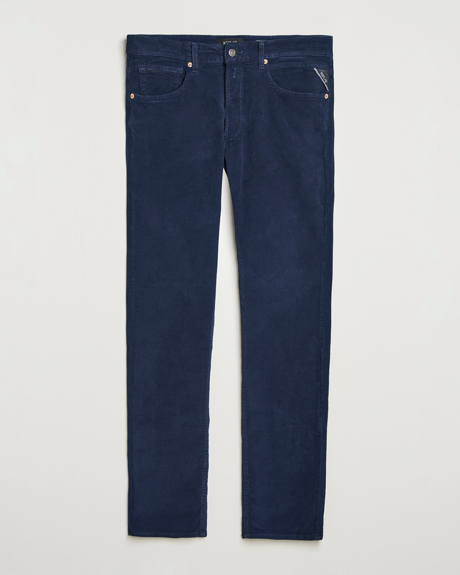 Replay Grover Corduroy 5-Pocket Pants Navy