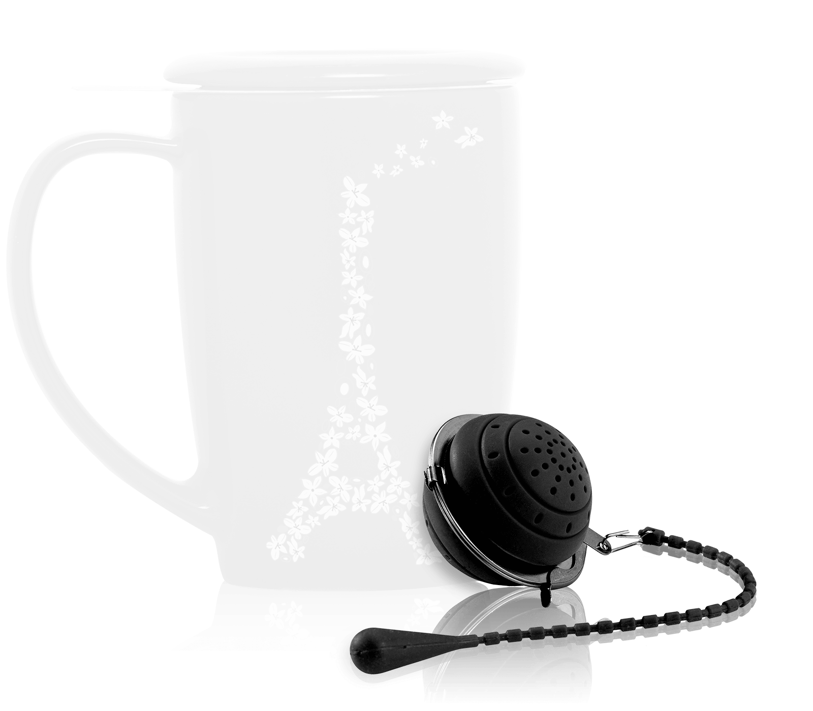 Boule &agrave; th&eacute;-Pour 1 tasse Noir