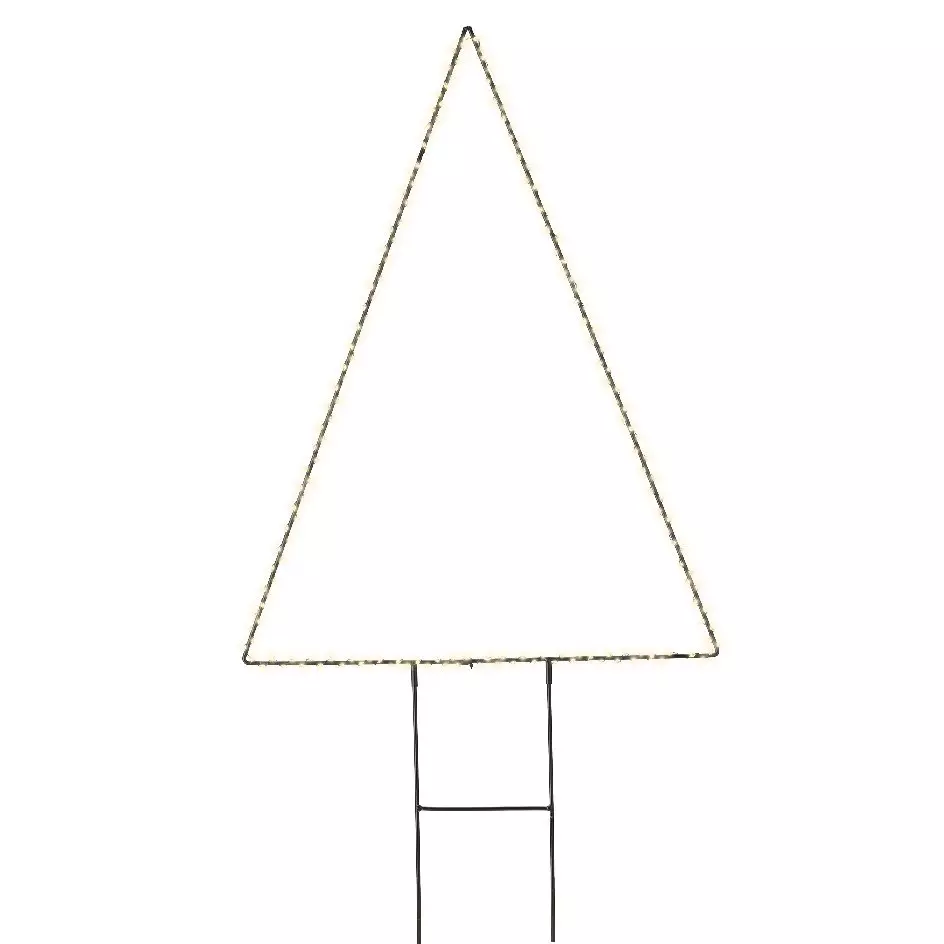 Pyramide lumineuse 180 LED (H77 cm) Sapin Blanc chaud