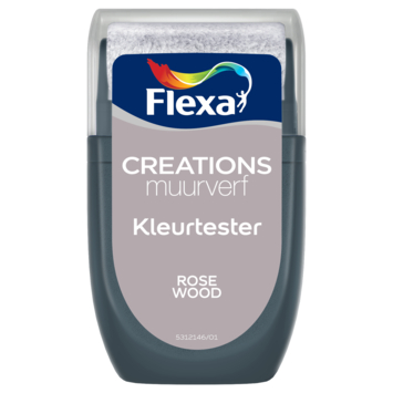 Flexa Creations muurverf Kleurtester Rose Wood mat 30ml