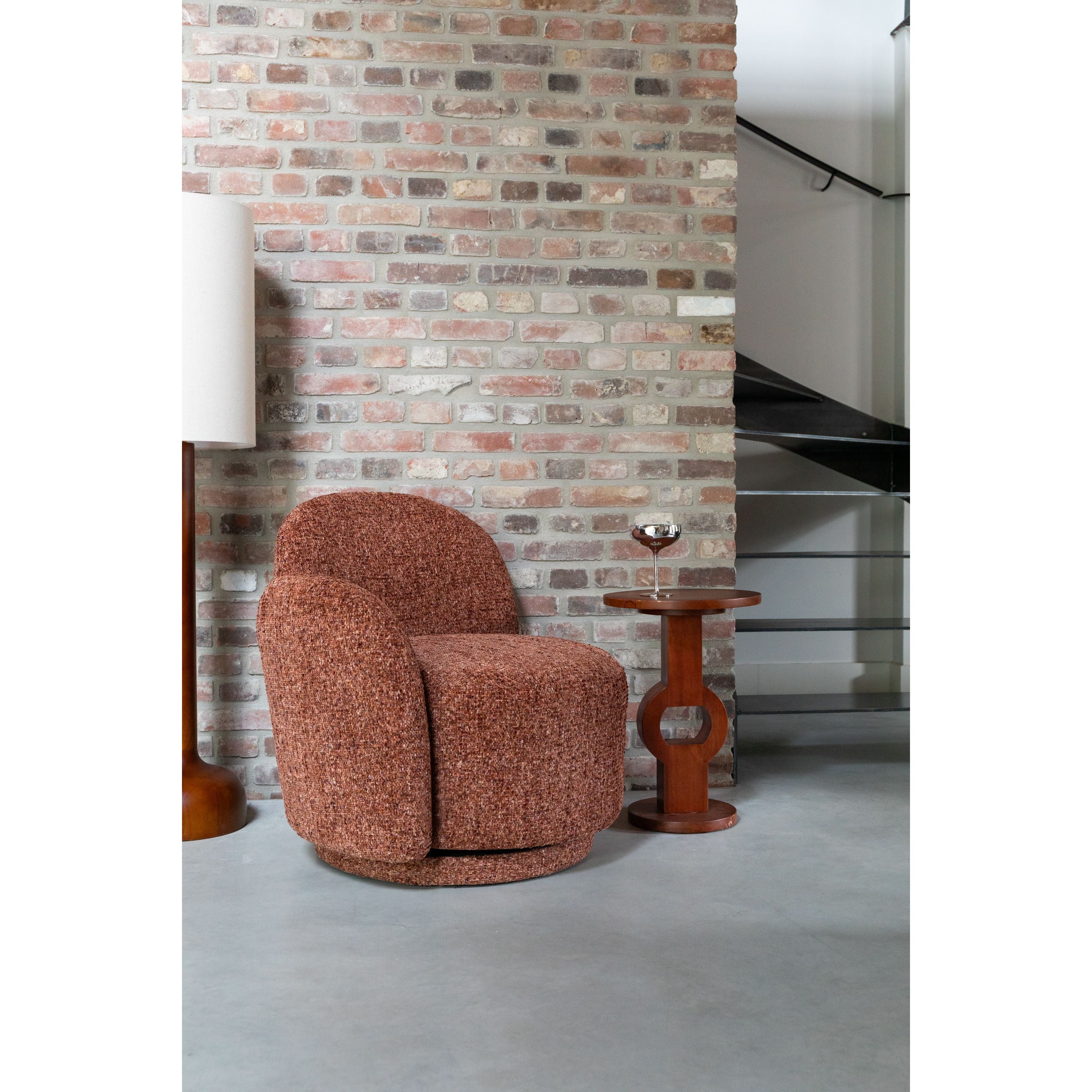 Dutchbone Rose Fauteuil Bordeaux Rood
