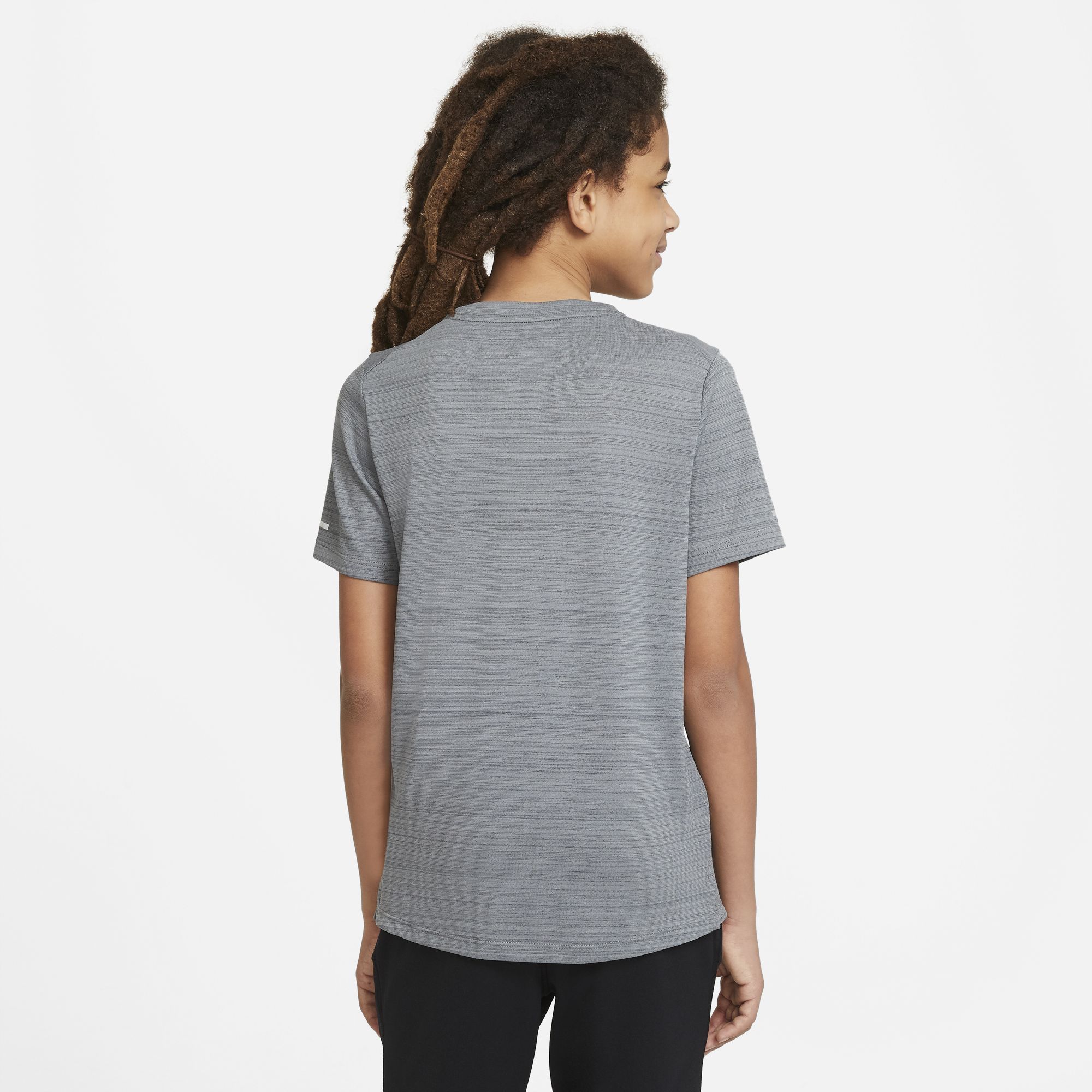 Dri-FIT Miler T-Shirt Junior 084/Smoke Grey