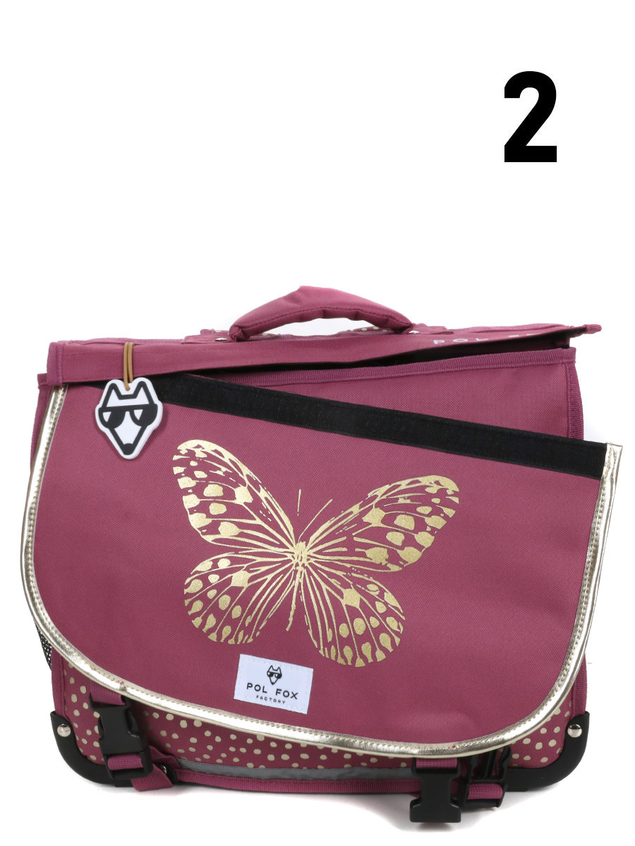 Cartable RÀversible Pol Fox Butterfly 38 cm