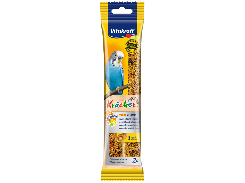BARRITAS PARA CANÁRIO VITAKRAFT MULTIVITAMINAS PACK 2 UNIDADES