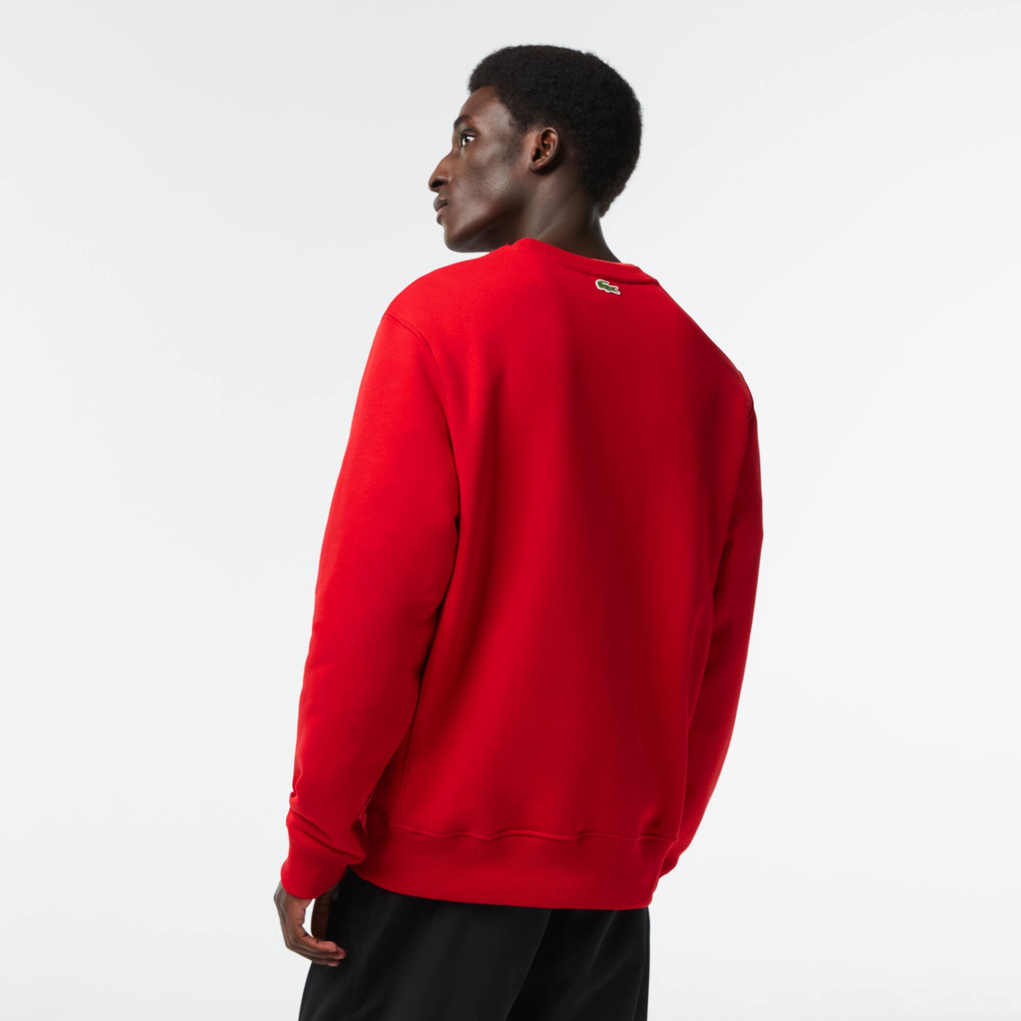 Herren LACOSTE Sweatshirt aus Bio-Baumwolle Sweatshirts - Rot - Lacoste - Herren