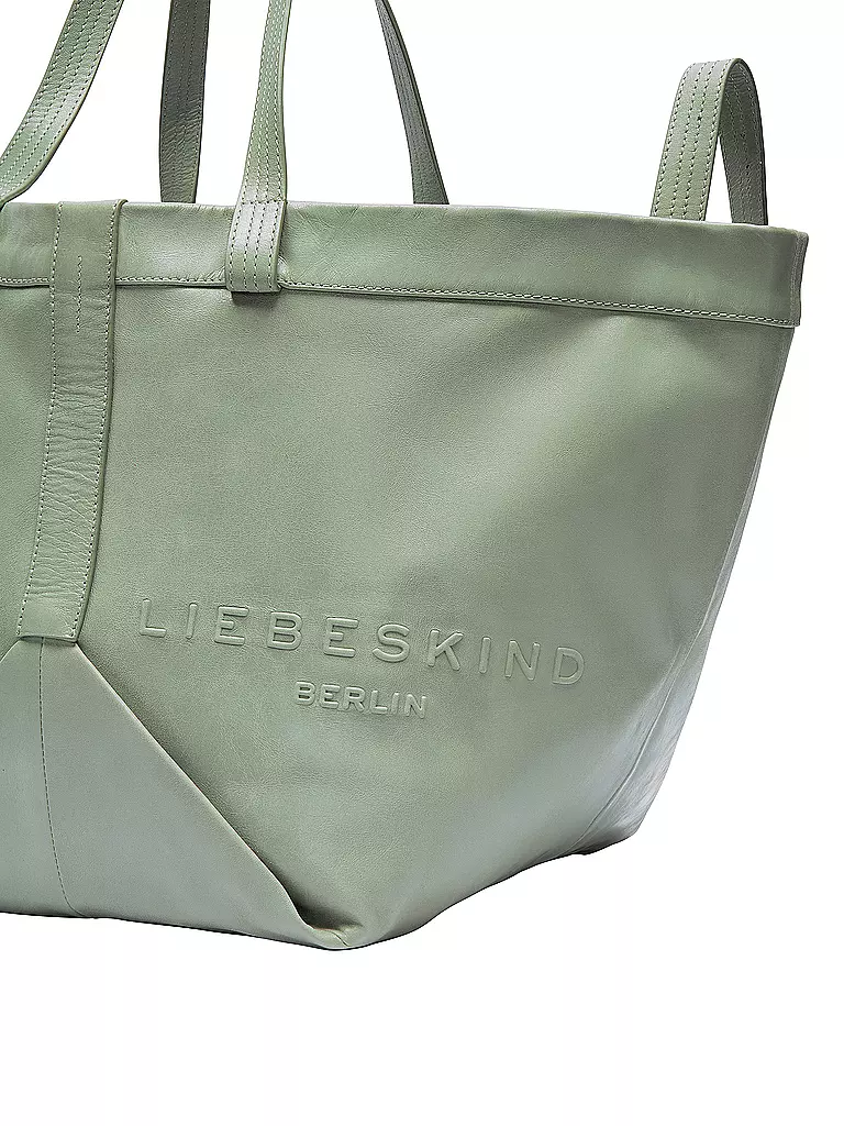 LIEBESKIND BERLIN Ledertasche - Shopper ELVIRA Large hellgrün