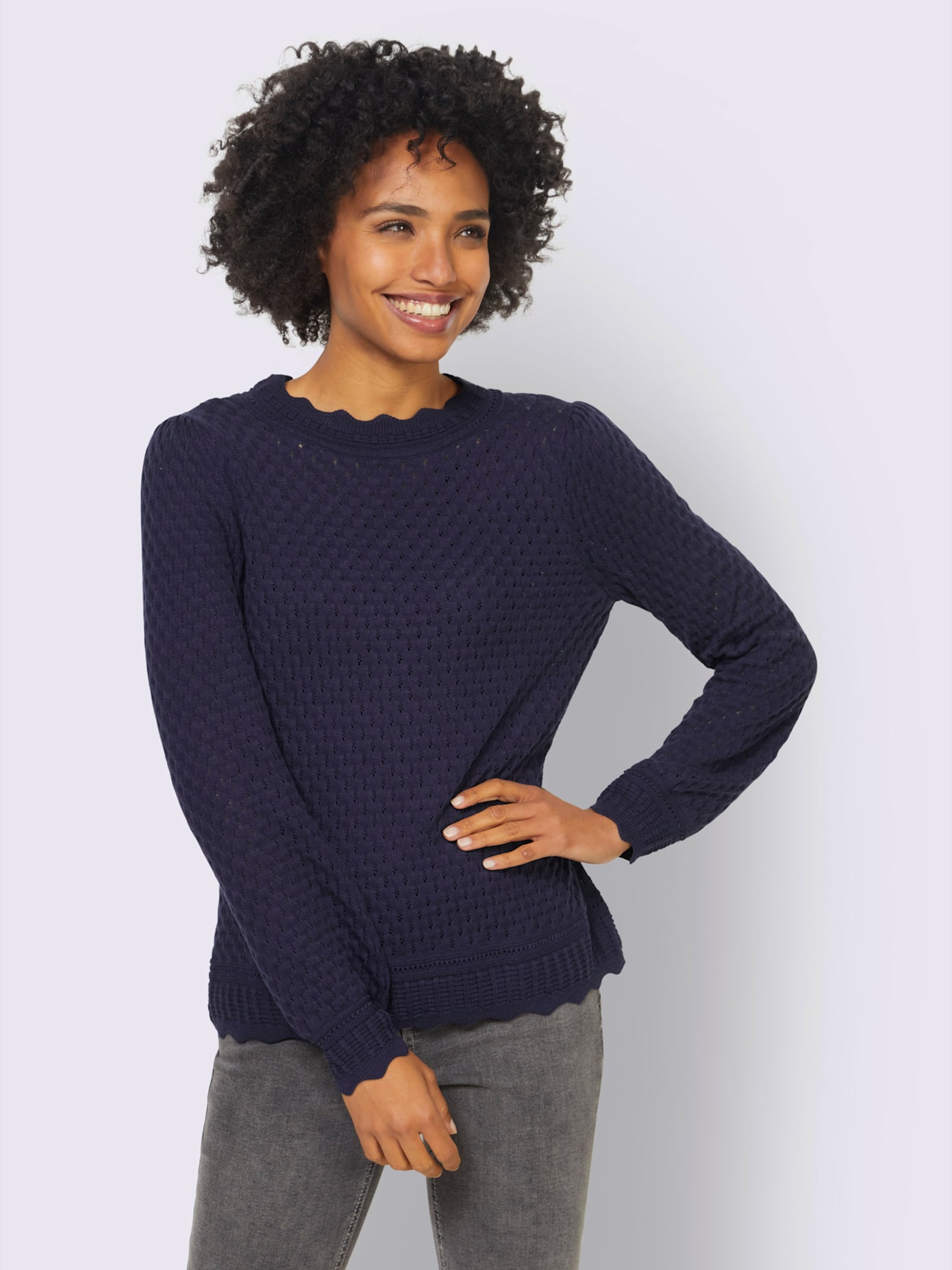 Pull mélange coton-viscose