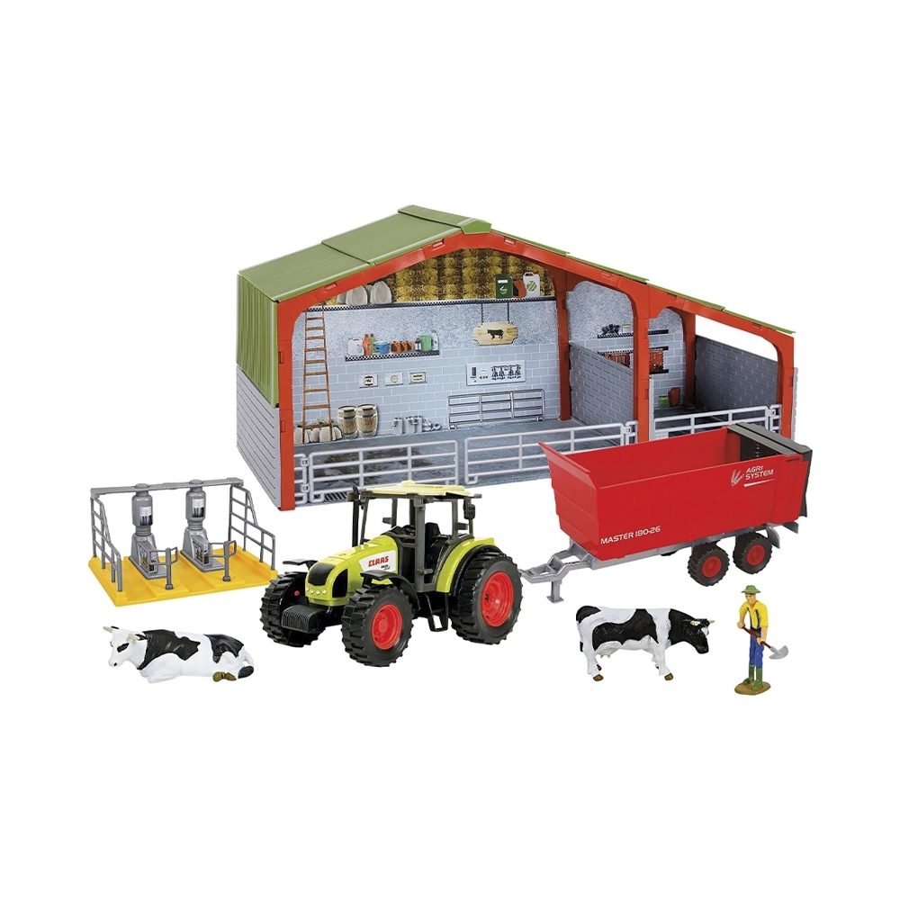 STARLUX Milchbauern-Set mit Traktor