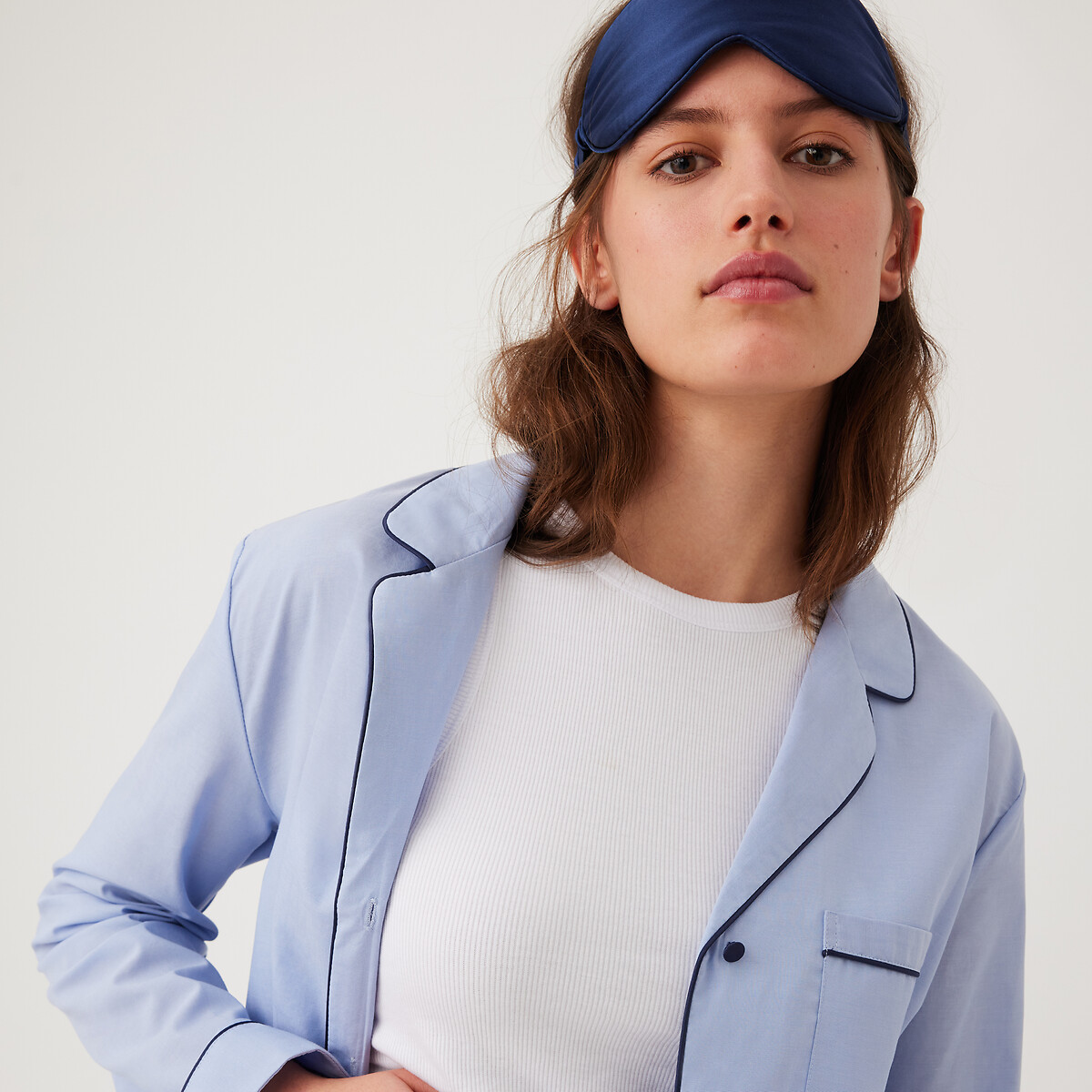 COLEÇÕES LA REDOUTE<br>Pijama efeito cambraia, Signature