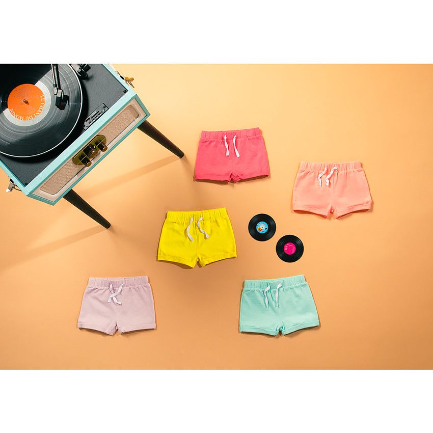 Short en molleton uni - Multicolore