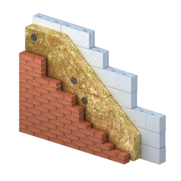 Knauf steenwol isolatieplaten 120x60cm, dikte 8cm (Rd2.25) 4,32m² 6st