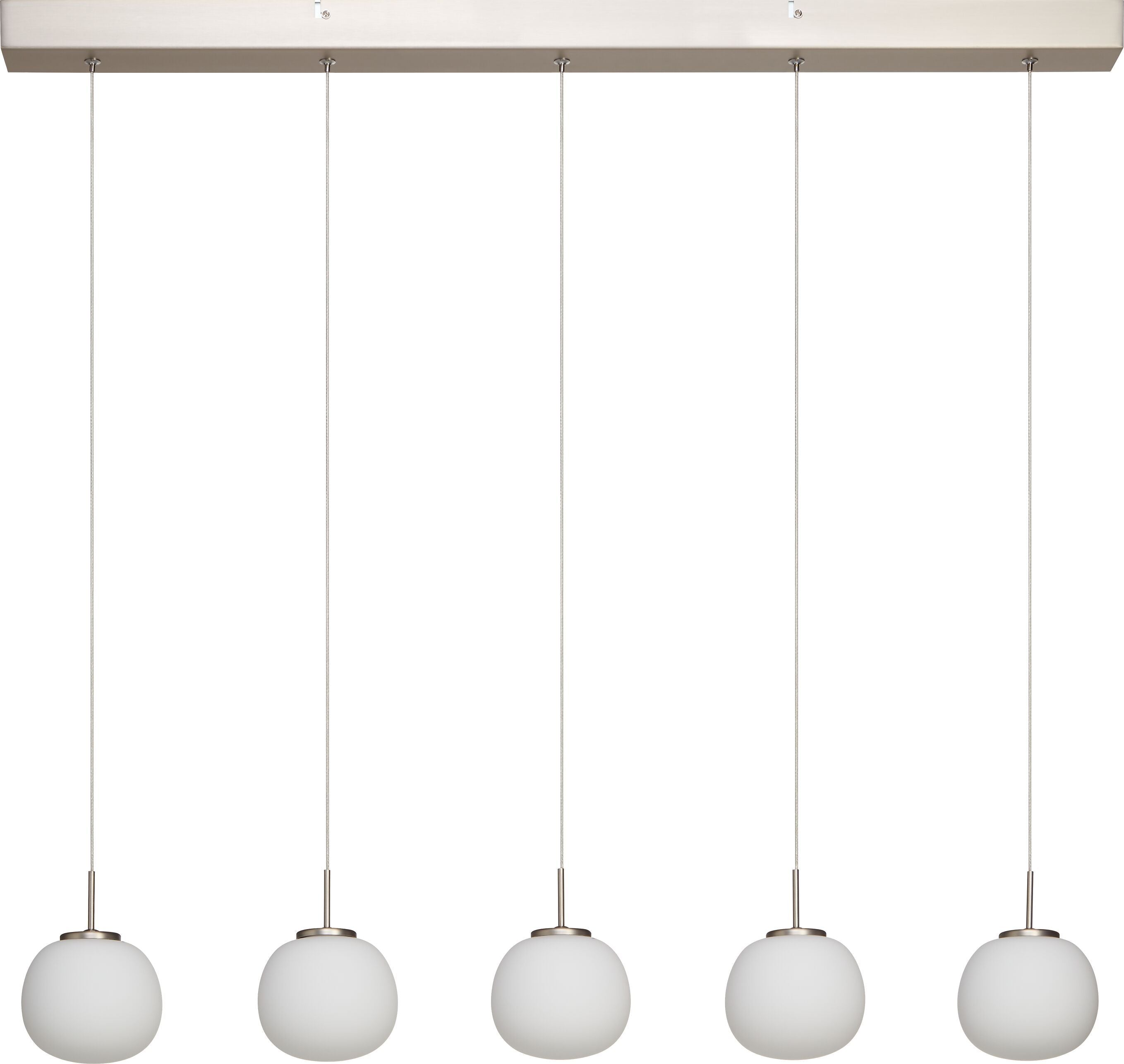 TALSANO Hängeleuchte - Weiss / B: 95.0 cm x H: 150.0 cm
