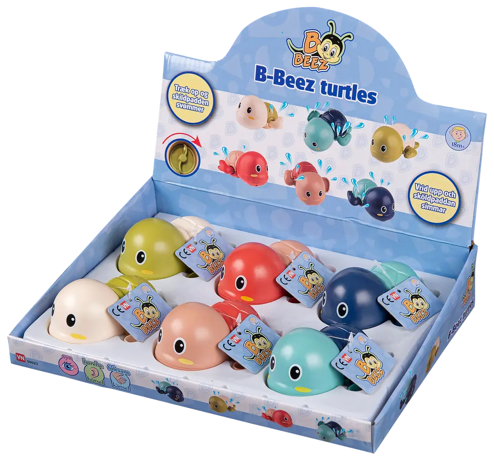 B BEEZ Skildpadde svømmer - assorterede farver