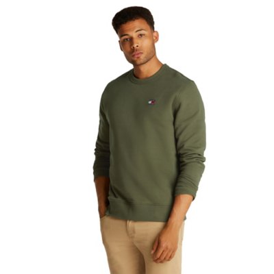 Sweatshirt homme Tjm Reg Badge Crew TOMMY HILFIGER