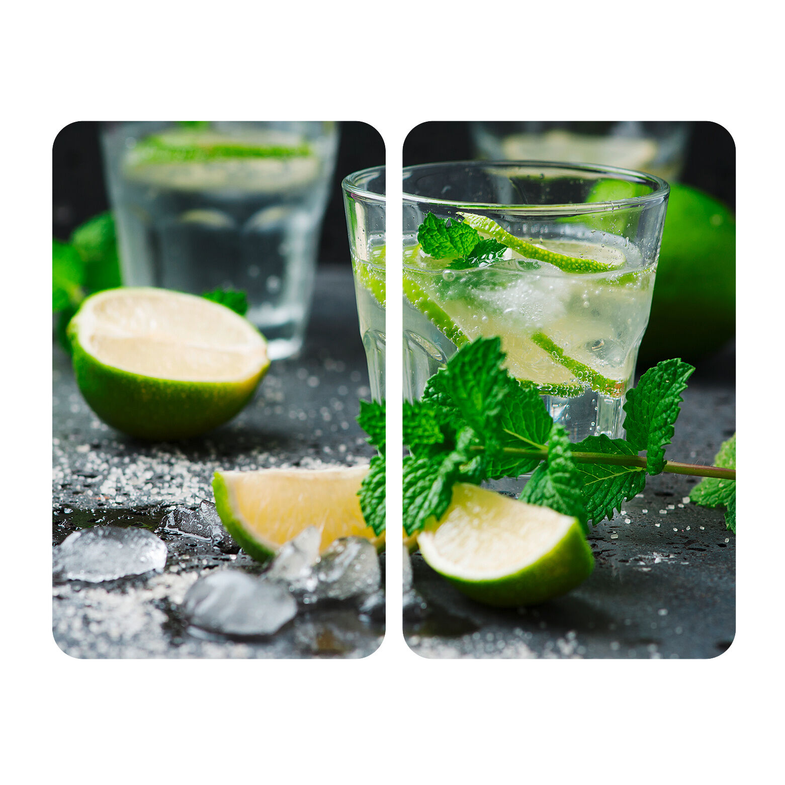 Glas-Abdeckplatten Mojito