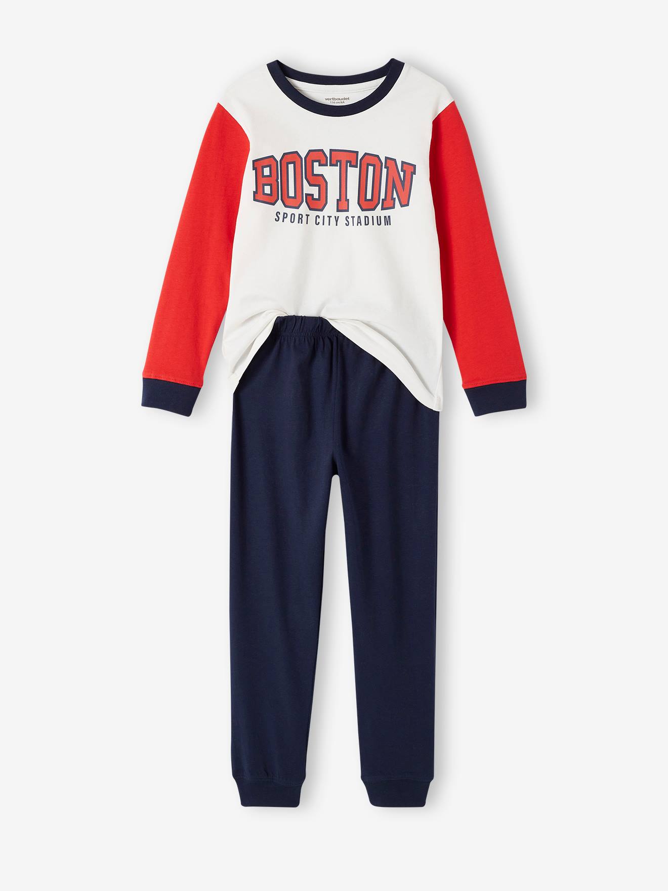 Conjunto de 2 pijamas azul-marinho 
