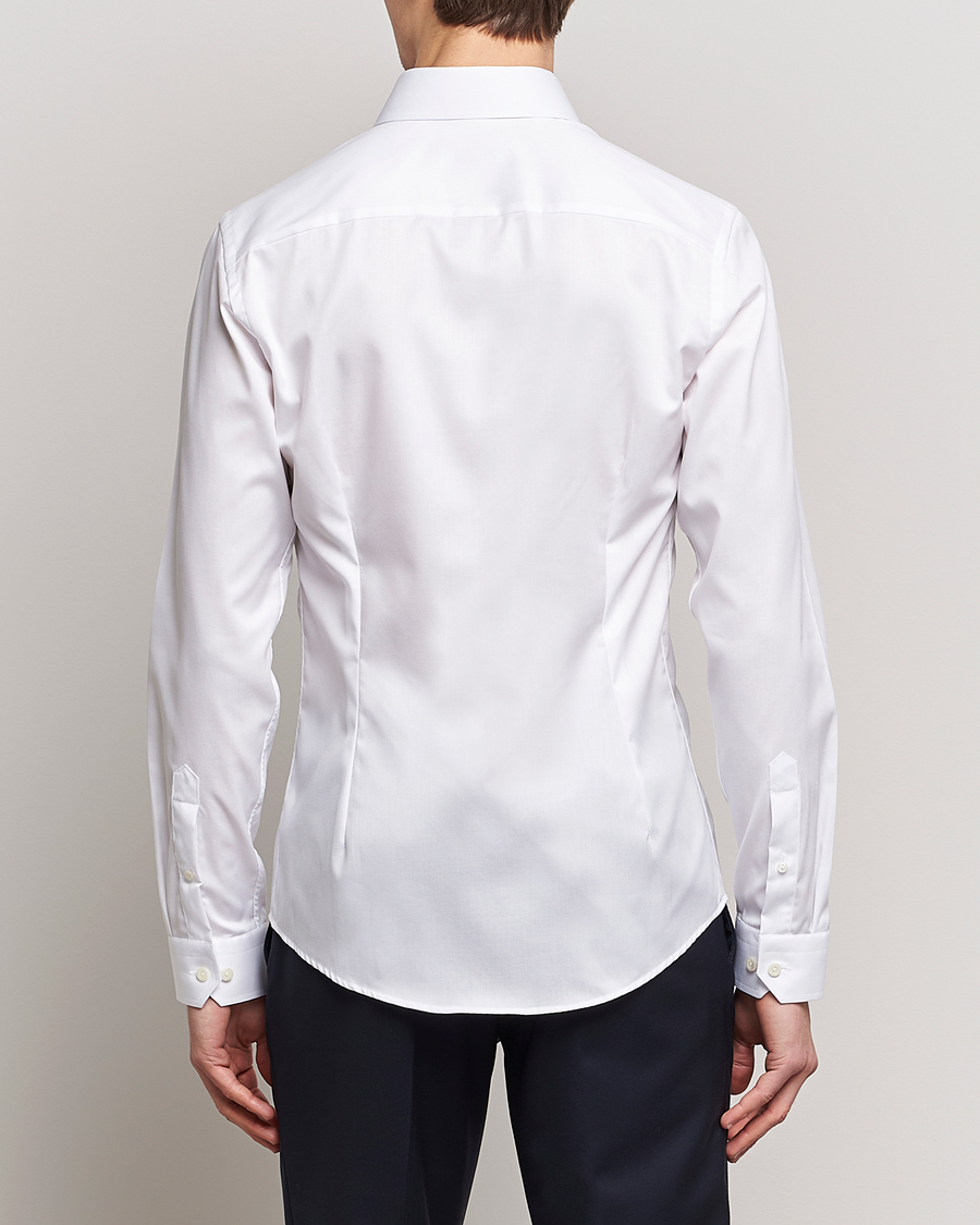 Eton Super Slim Fit Shirt Cutaway White