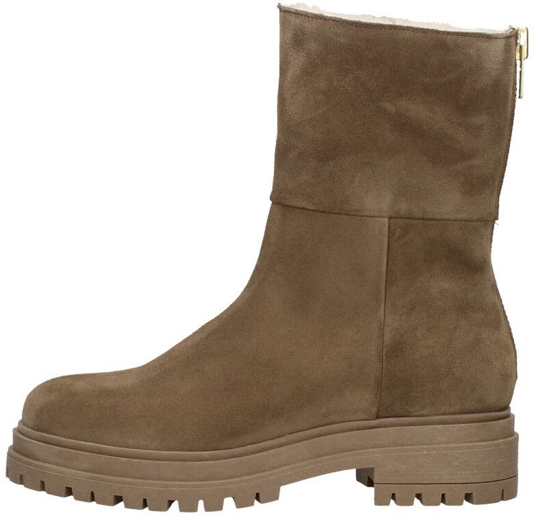Red Rag Enkellaarsjes Plat taupe
