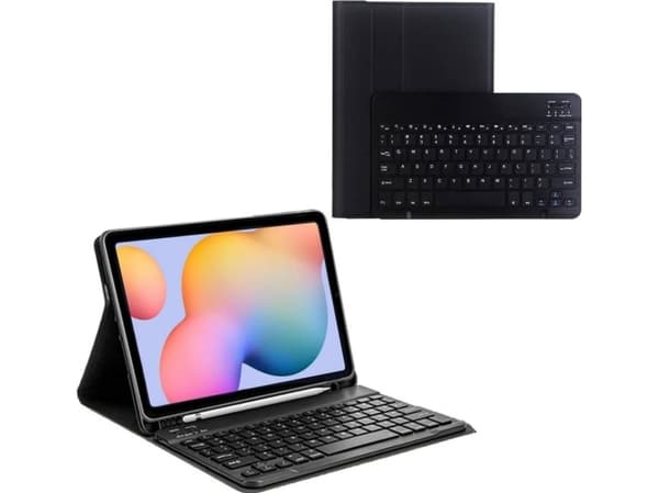 Strado Tablet Case Tastaturveske for Samsung Galaxy Tab S6 Lite - CFS6L X (sort) Universal