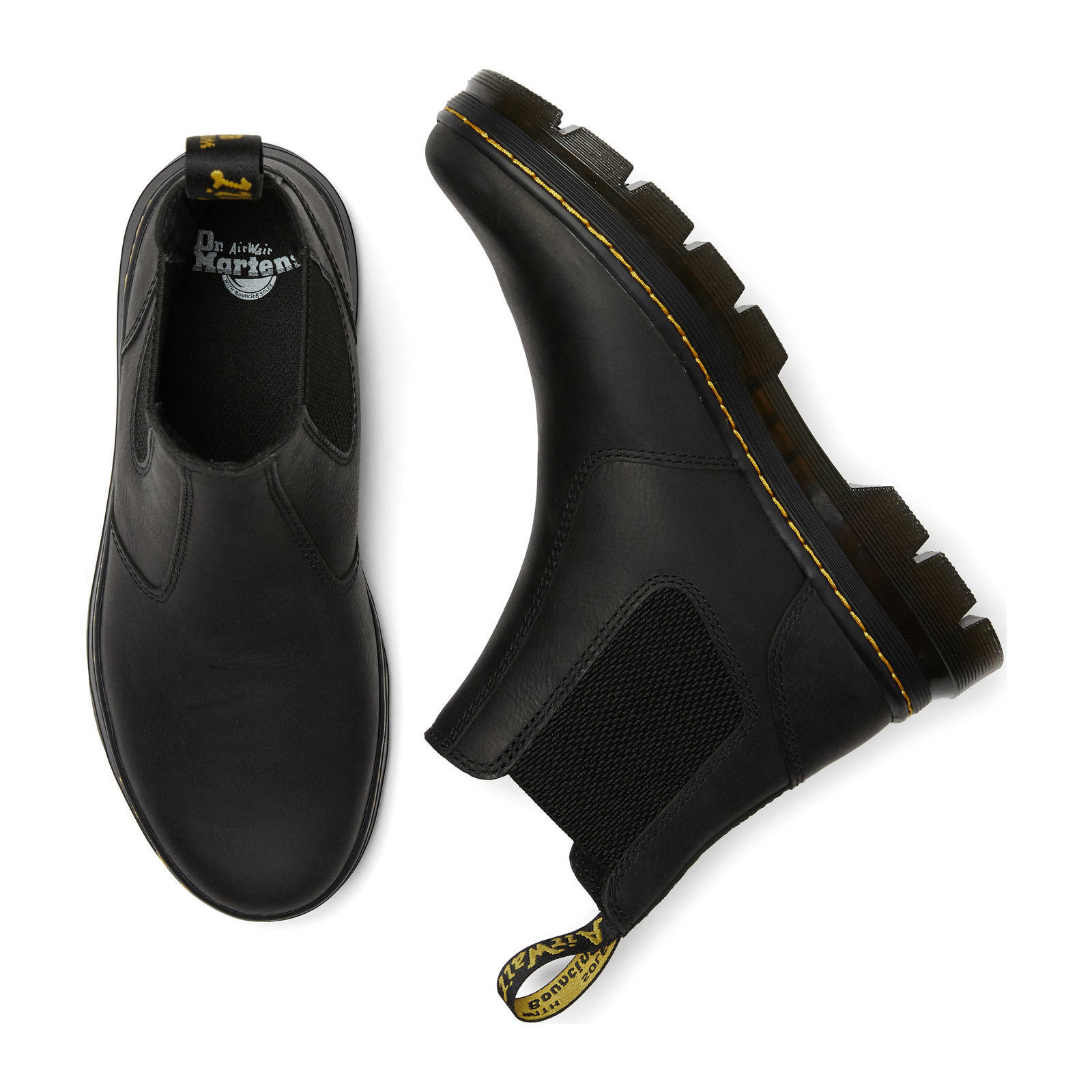 Dr. Martens Embury Leather  leren chelsea boots zwart